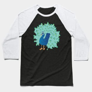 Peacock Baseball T-Shirt